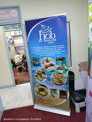Hotel Broad Base Roll-Up Banner – Elegant Professional