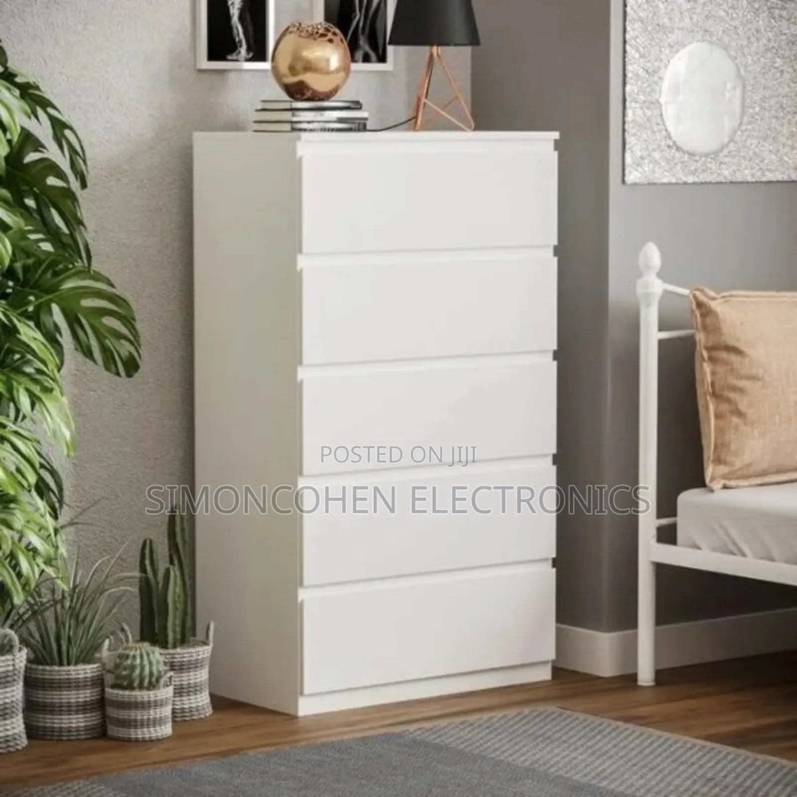 Dove 5 Drawers Chest Of Drawers