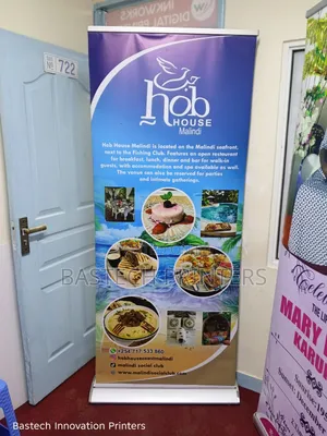 Premium Broad Base Roll-Up Banner for Hotels