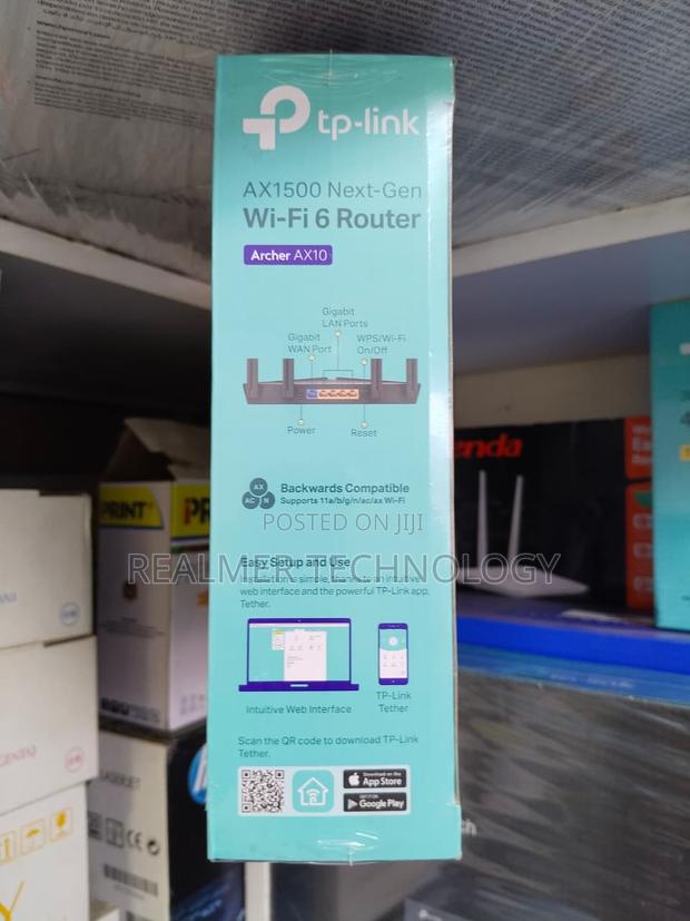 Tp-Link Archer Ax10 Ax1500 Wi-Fi 6 Router - thumbnail 2