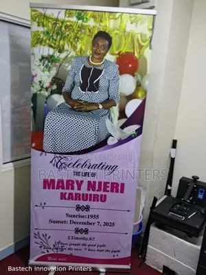 Funeral Narrow Base Roll-Up – Graceful Tribute