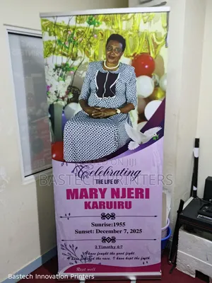 Funeral Narrow Base Roll-Up – Graceful Tribute