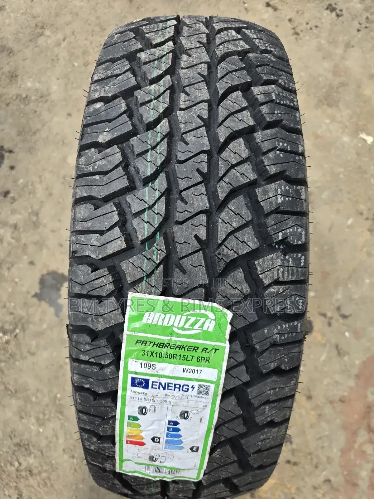31x10.50r15 Adduzza Tyres (All Terrein)