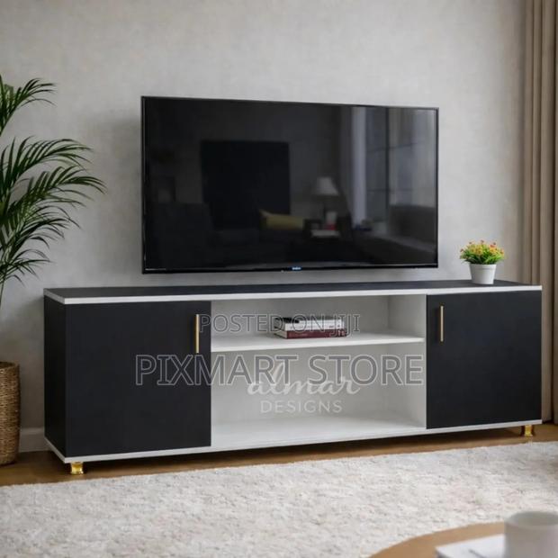Rio Modern 5ft Wooden Tv Stand – Durable MDF Design