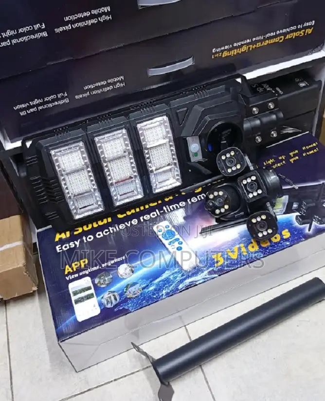 V380 Solar Powered 4g CCTV Triple Lens Hd