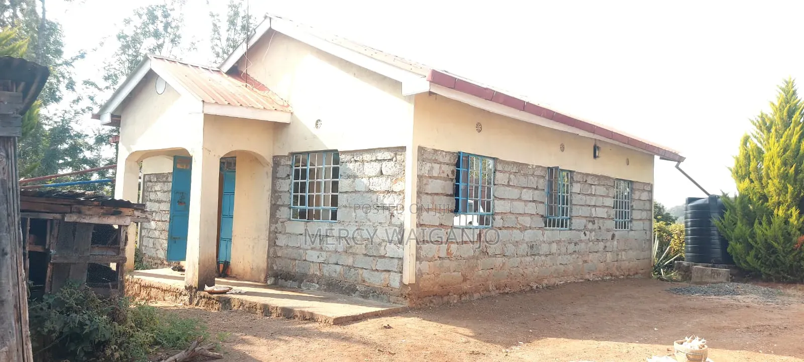 A 1.001 Acre Land With a 2 Bedroom Self Contained House on It.