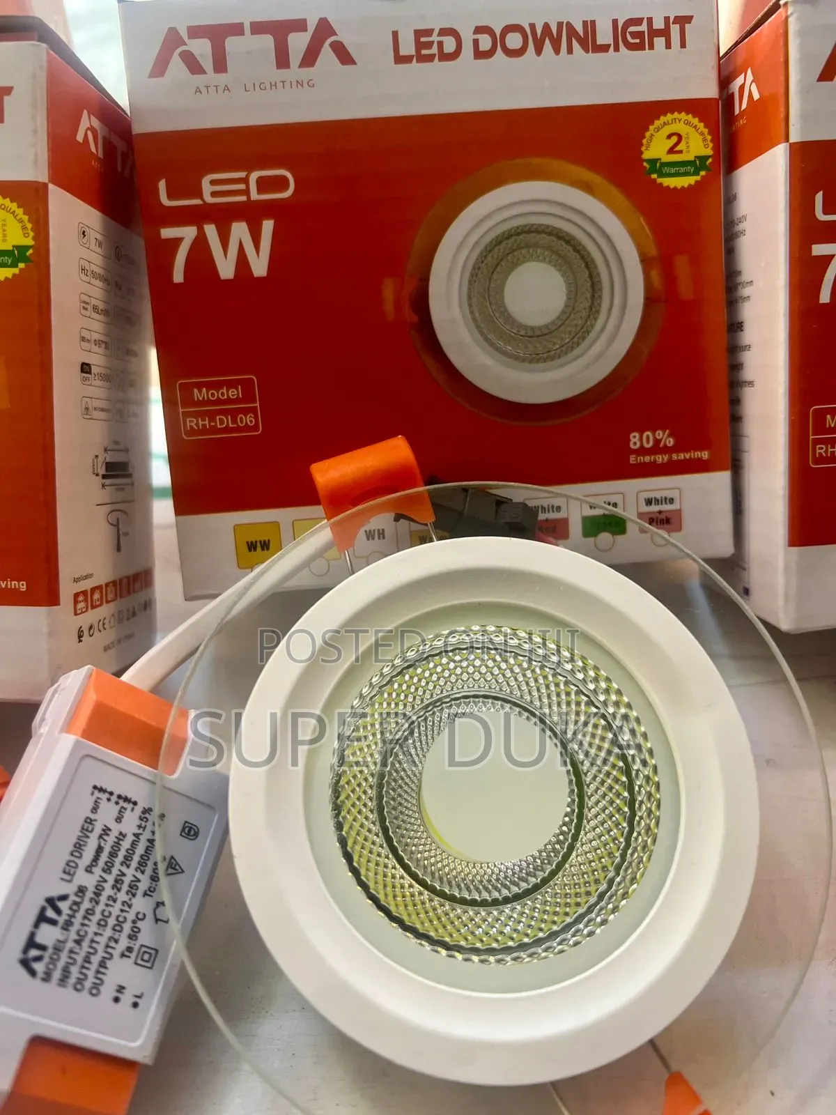 Atta Led Downlight 7w.