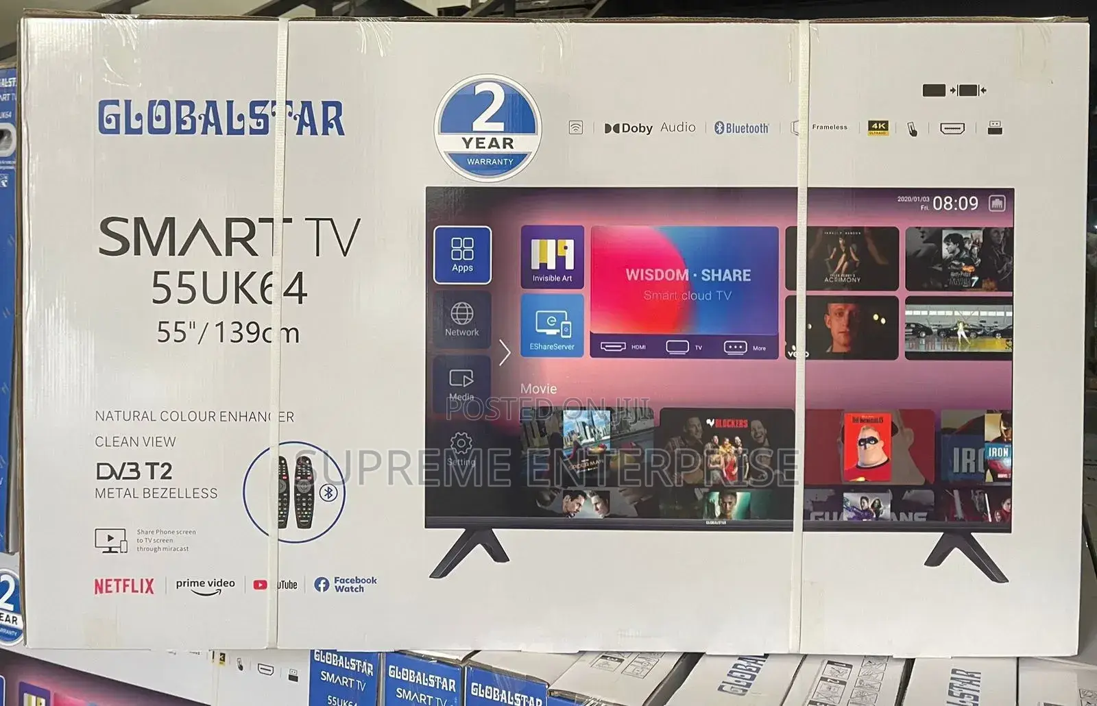 Globaslter Tv 55 Inches Smart Android