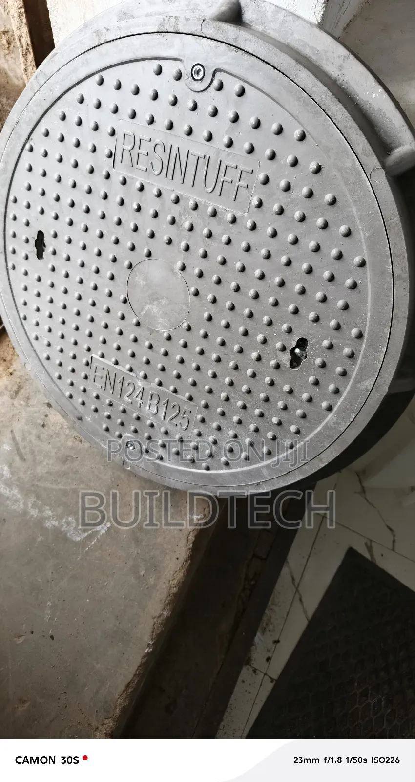 600mm 12.5 Ton Commercial Manhole Cover