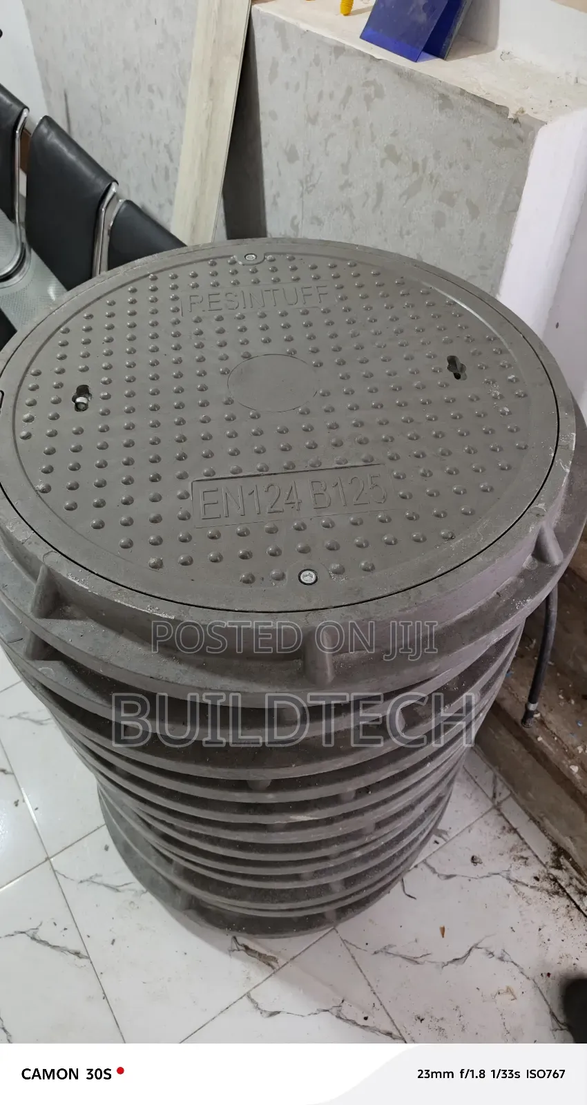 600mm 12.5 Ton Commercial Manhole Cover
