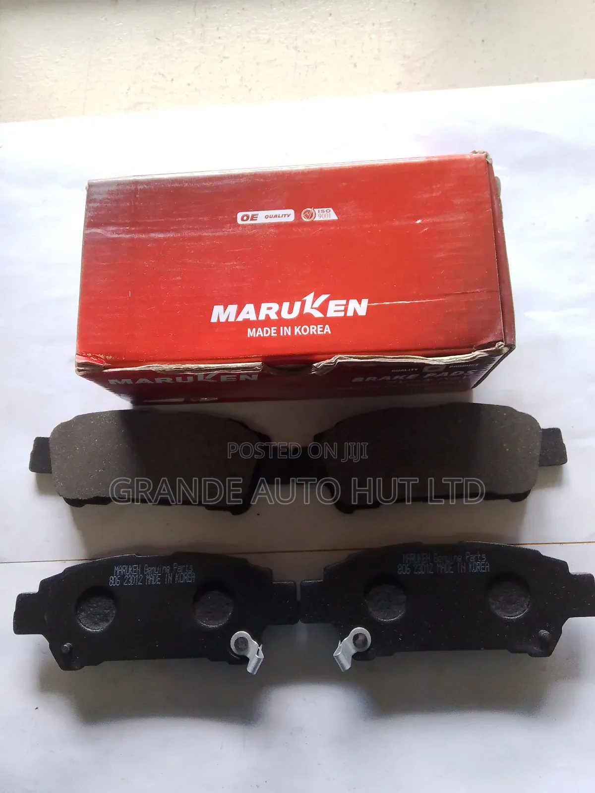 Rear Brake Pads for Toyota Noah (Maruken Brand)