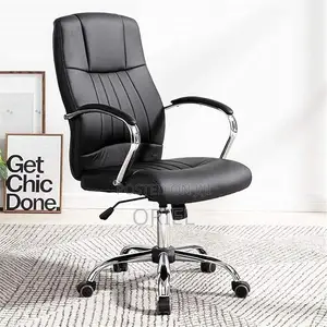 Office Chair : Star Base Office High-Back Chair With Padded Arms