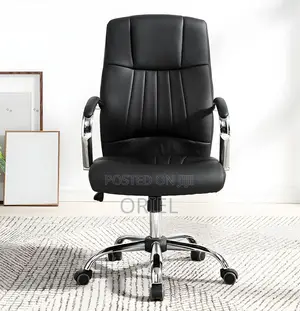 Office Chair : Star Base Office High-Back Chair With Padded Arms