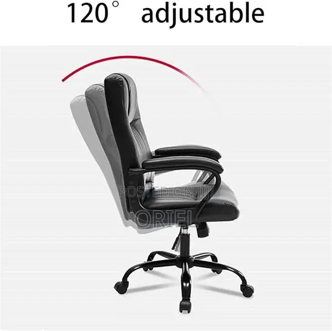 Office Chair : Star Base Office High-Back Chair With Padded Arms