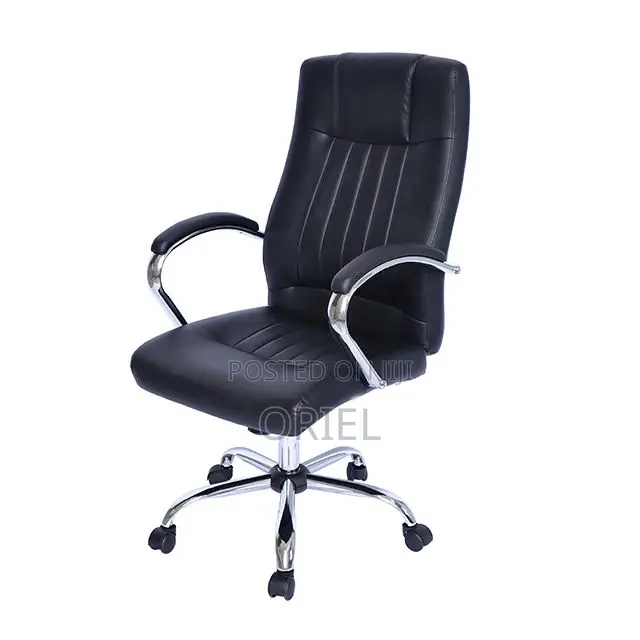 Office Chair : Star Base Office High-Back Chair With Padded Arms