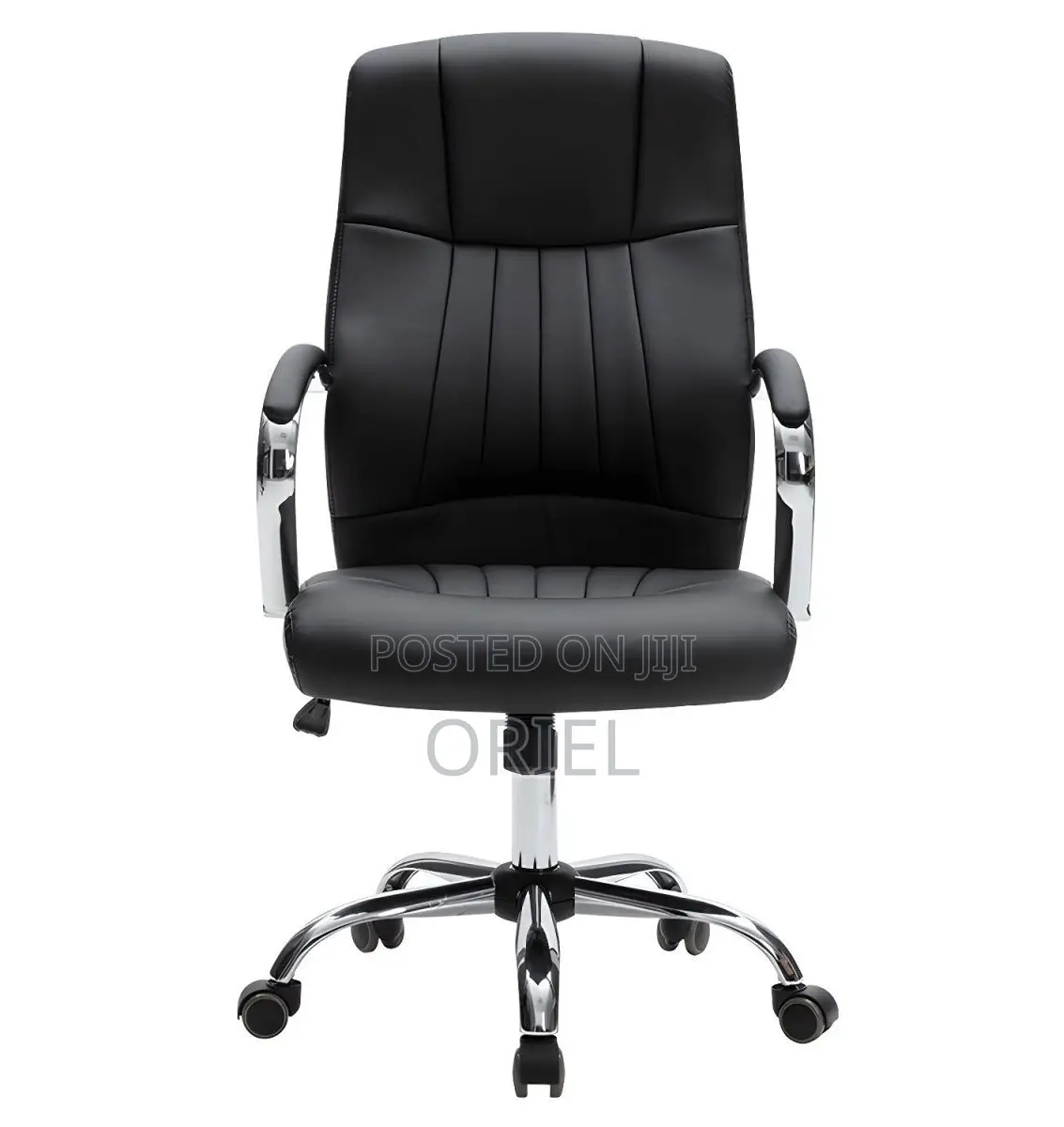 Office Chair : Star Base Office High-Back Chair With Padded Arms