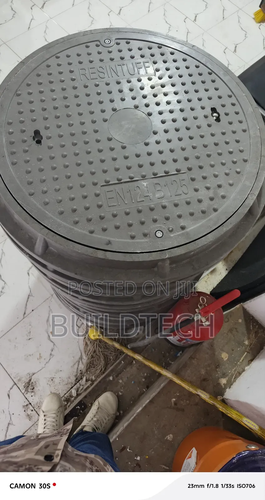 600mm 12.5 Ton Parking Area Manhole Cover