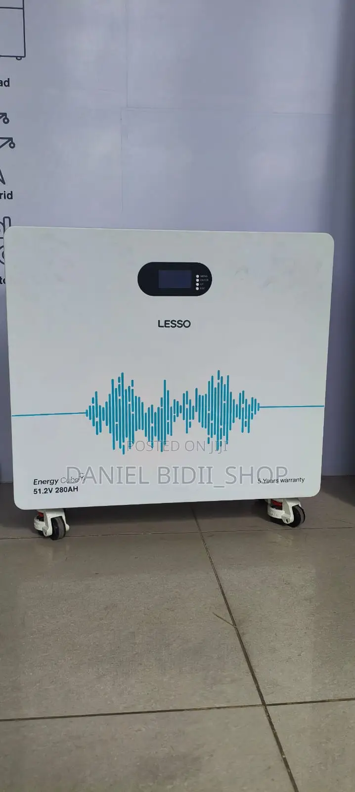 Lesso 15kwh Lithium Battery With Wheels