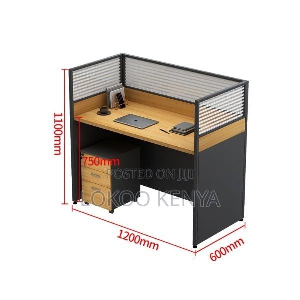 Workstation; Modular Imported 1 Person Office Workstation - thumbnail 4