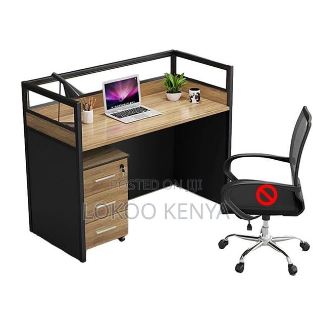 Workstation; Modular Imported 1 Person Office Workstation - thumbnail 7