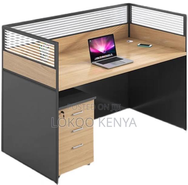 Workstation; Modular Imported 1 Person Office Workstation - thumbnail 9