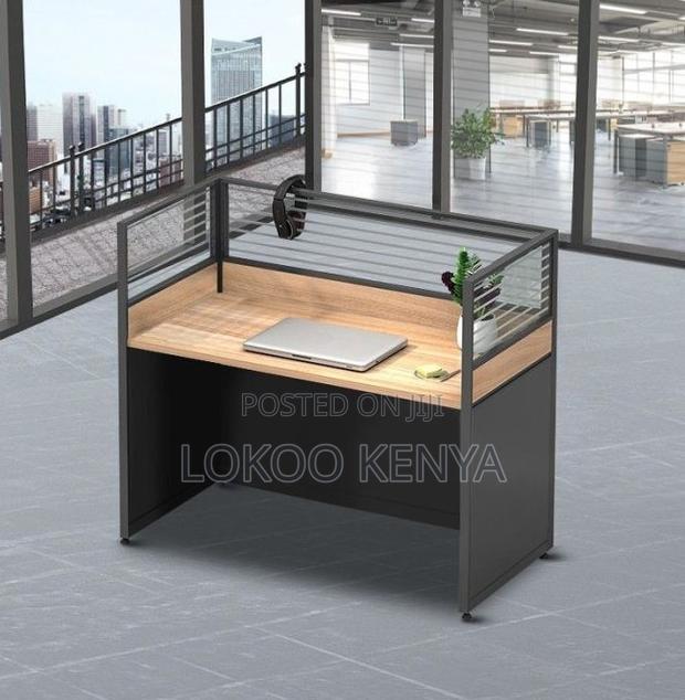 Workstation; Modular Imported 1 Person Office Workstation - thumbnail 11