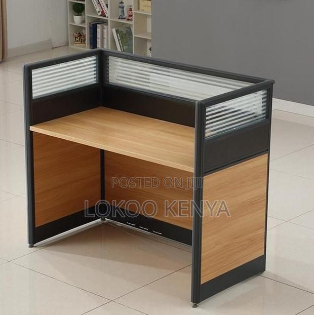 Workstation; Modular Imported 1 Person Office Workstation - thumbnail 14
