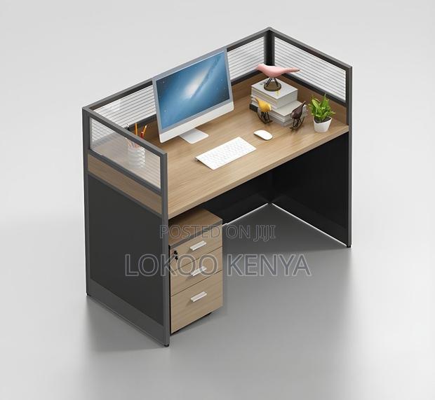 Workstation; Modular Imported 1 Person Office Workstation - thumbnail 15