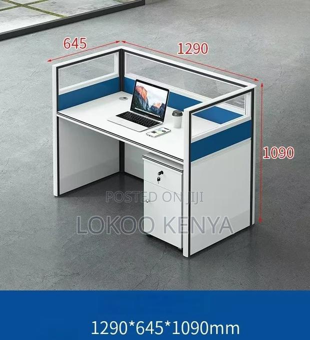 Workstation; Modular Imported 1 Person Office Workstation - thumbnail 16