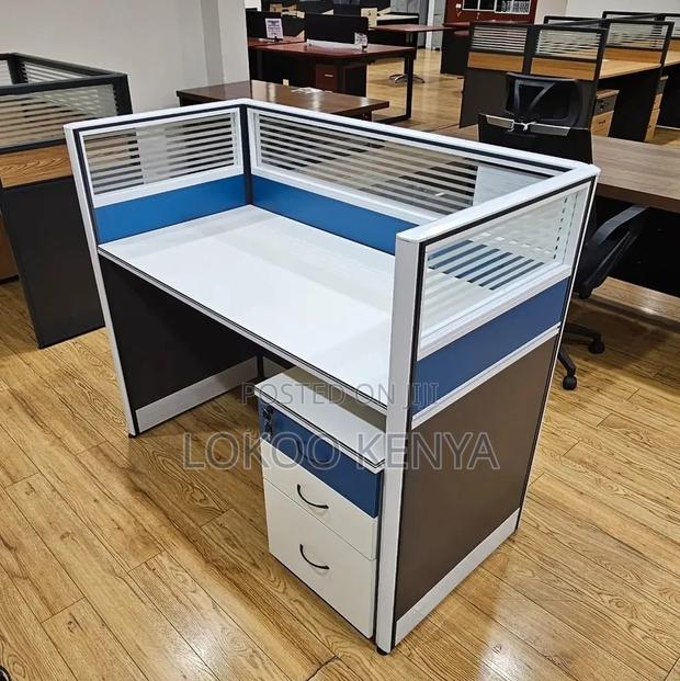 Workstation; Modular Imported 1 Person Office Workstation - thumbnail 18