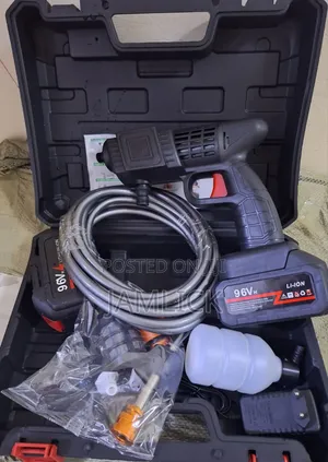 96v Cordless Car Wash Pressure Gun – 2 Batteries - G