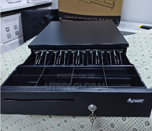 Pos Cash Drawer With Removable Coin Tray And Keys