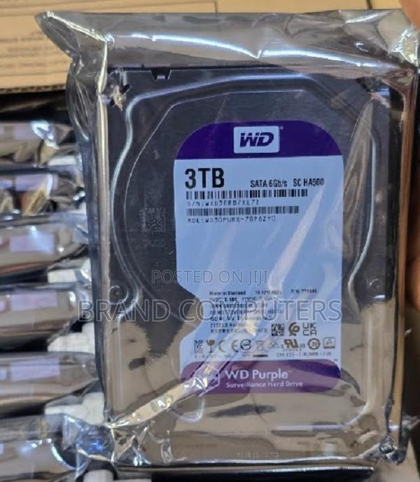 Western Digital 3tb Purple Surveillance Hard Disk - main view