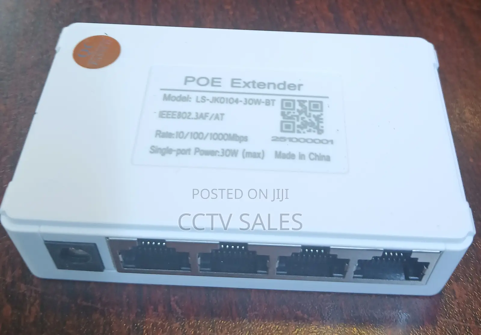 Ls-Jb0104at 1to4 Poe Extender 30w 10/100mbps