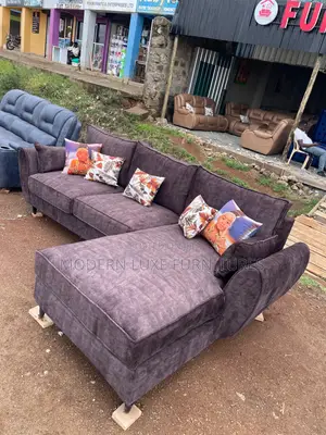 Modern Brown L Sofa/L Shaped Sofa/L Sofa