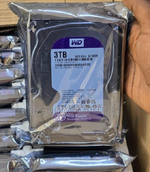 Western Digital Purple 3tb Surveillance Hard Disk Drive - main view