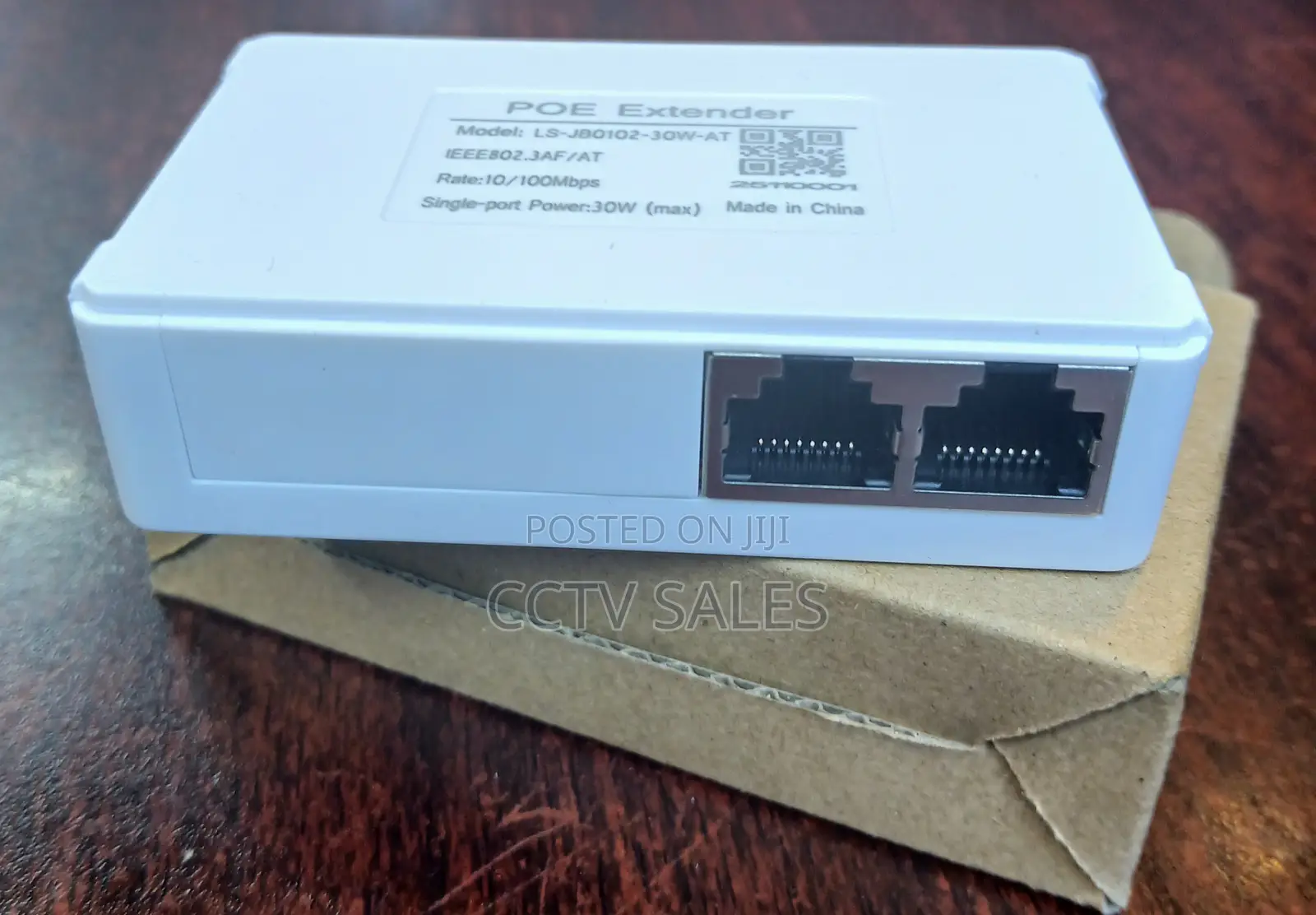 Ls-Jb0102at 1to2 Poe Extender 30w 10/100mbps