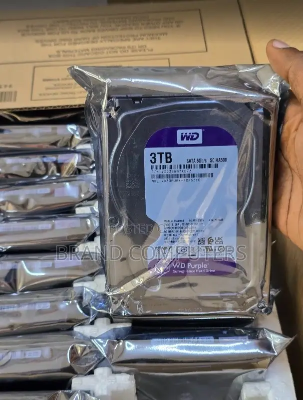 Wd Purple 3tb Surveillance Internal Hard Disk Drive