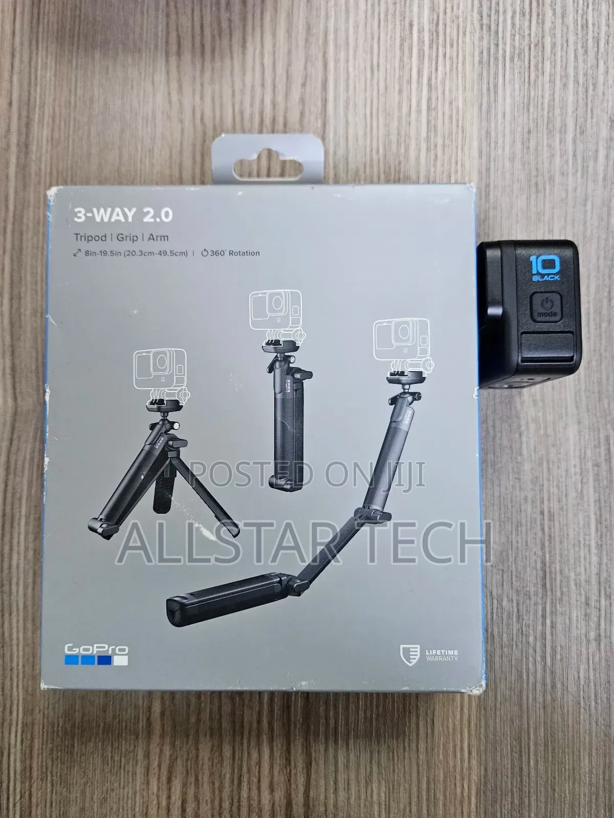 Gopro Hero10 Black With Tripod, Grip Arm.