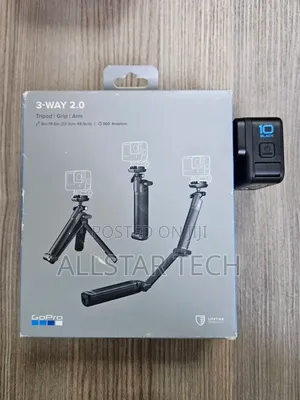 Gopro Hero10 Black With Tripod, Grip Arm.