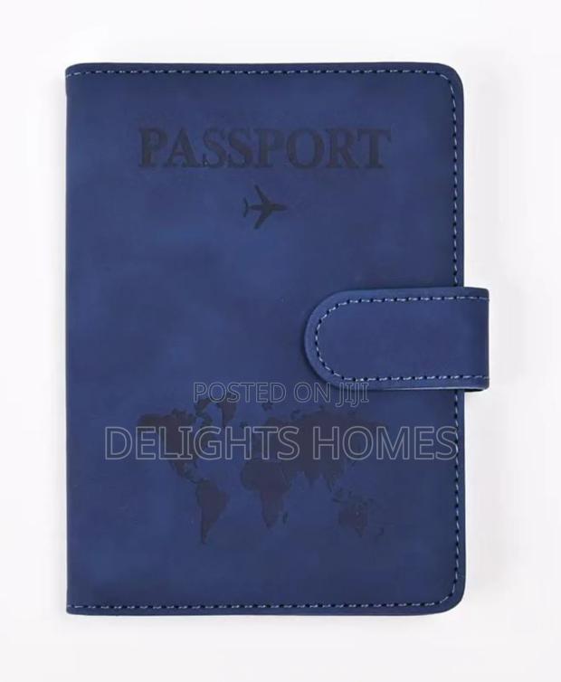 Leather Passport Holder Wallet_re - main view