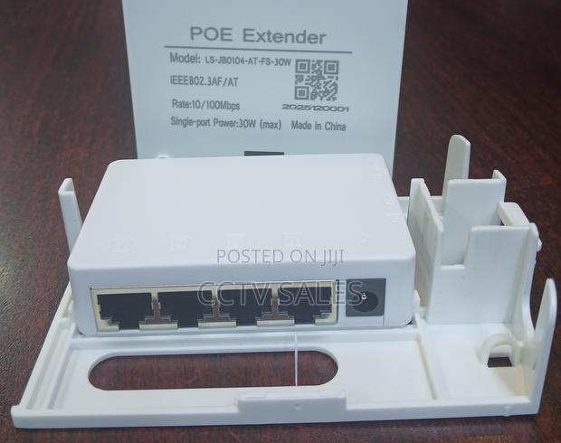 1to4 Poe Extender Outdoor/Waterproof 30w 10/100mbps