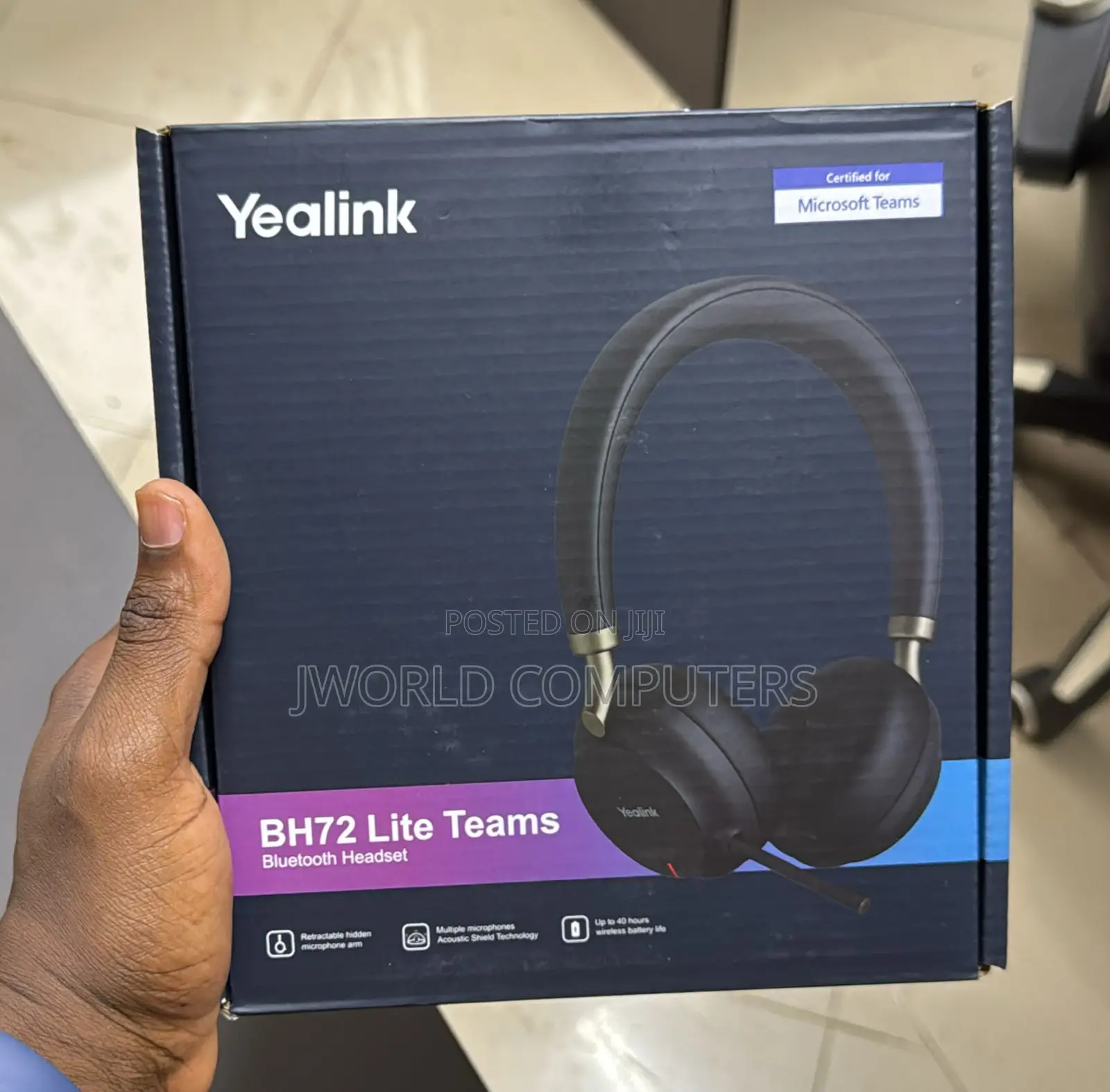 Yealink Bh72 Lite Teams Black