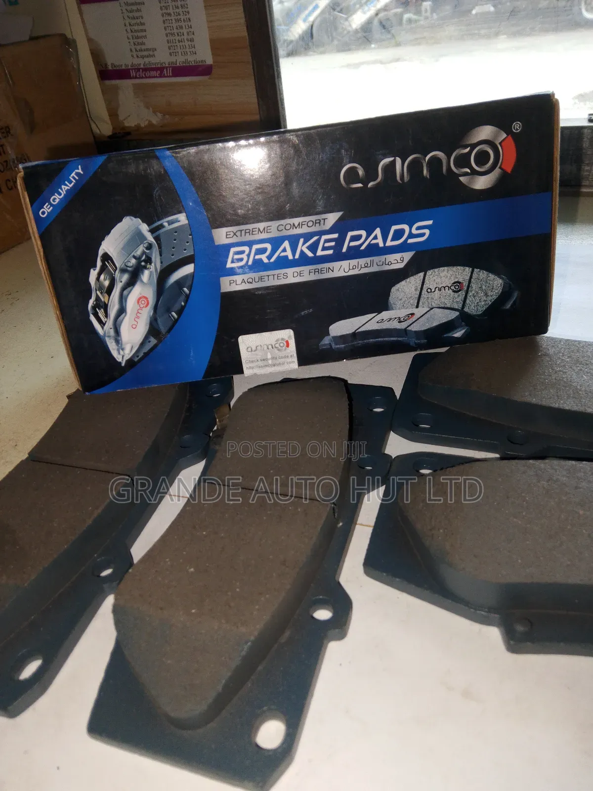 Front Brake Pads Long for Toyota Hilux (Asimco Brand)