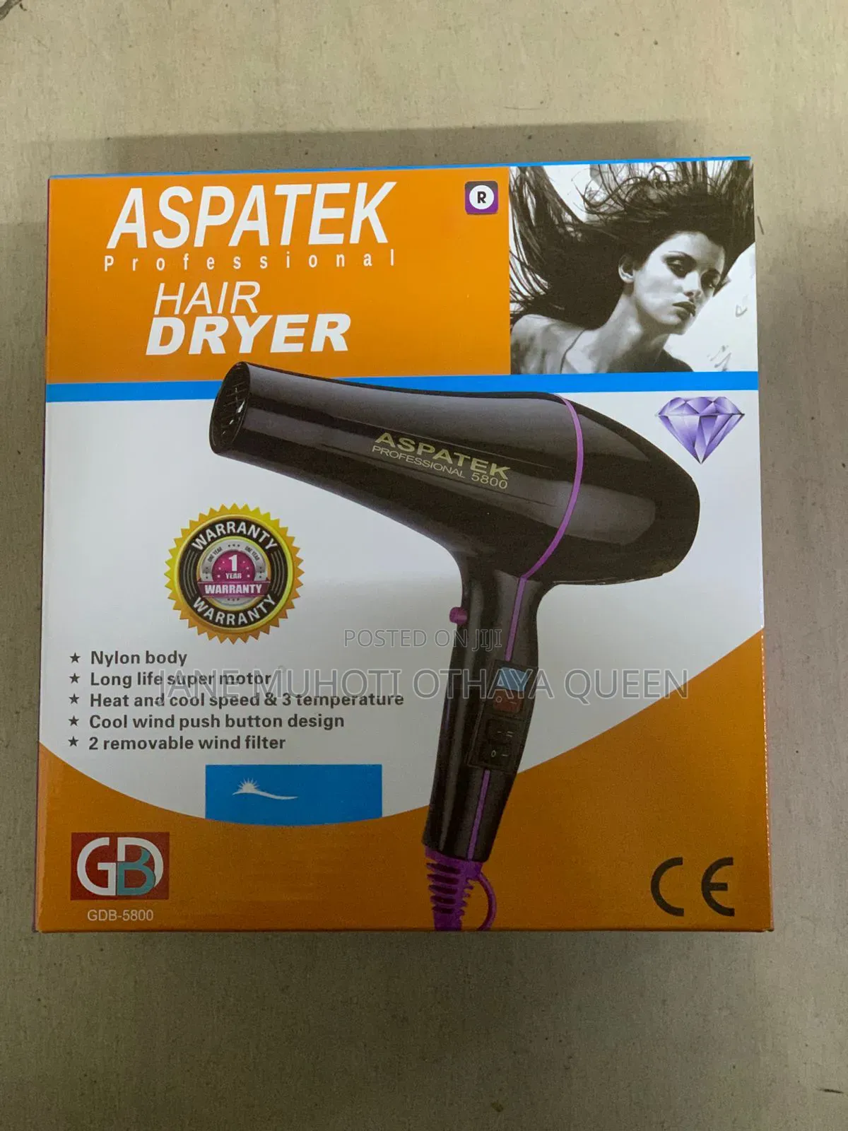 Professional Heavy Duty Blowdry 2200w