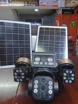 V380 4g Triple Lens Simcard Dual Panel PTZ Camera With Night Vision - thumbnail 2