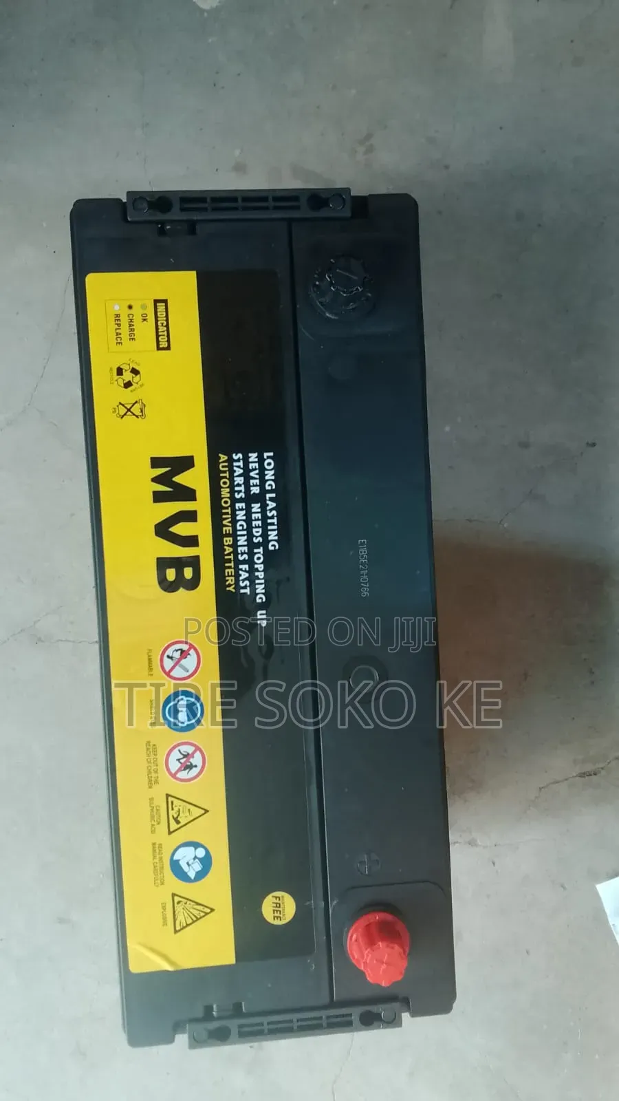 N100 M.V.B Maintenance Free Battery