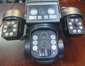 4g Sim Smart Camera Triple Lens PTZ Outdoor CCTV Camera