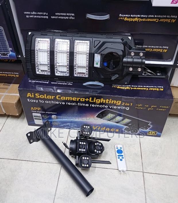 Ai V380 Solar 4g PTZ Camera With Flood Light