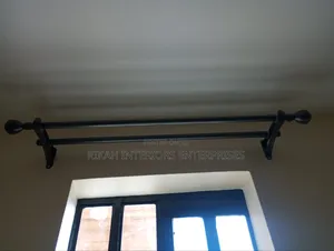 Powder Coated Local Juakali Curtain Rods
